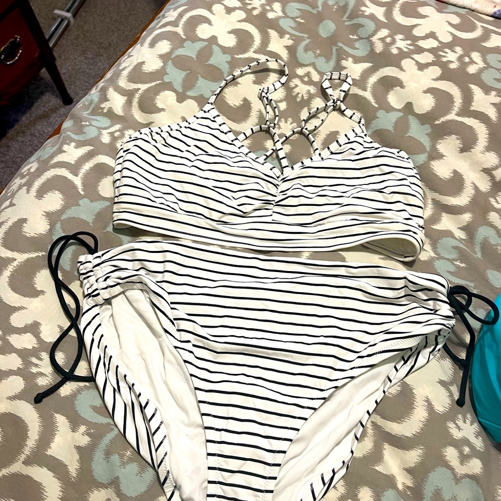 2 piece strip swimsuit